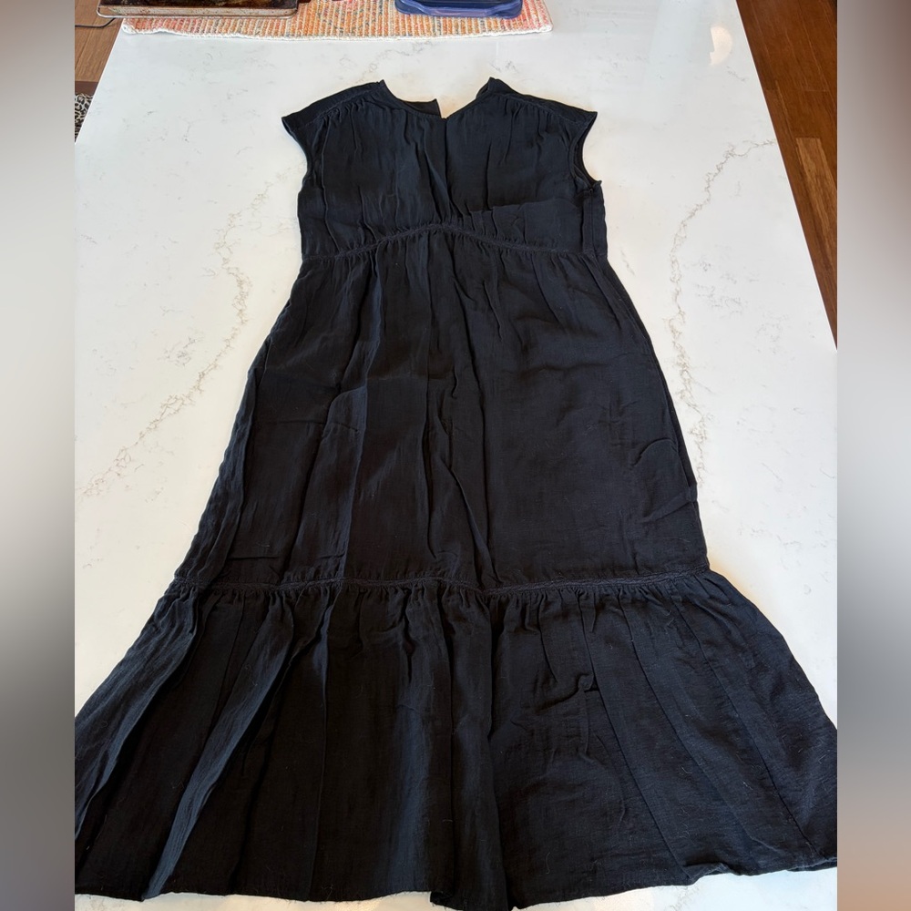 Treasure & Bond Black Tiered Maxi Dress